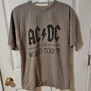 Band Tee with AC/DC logo